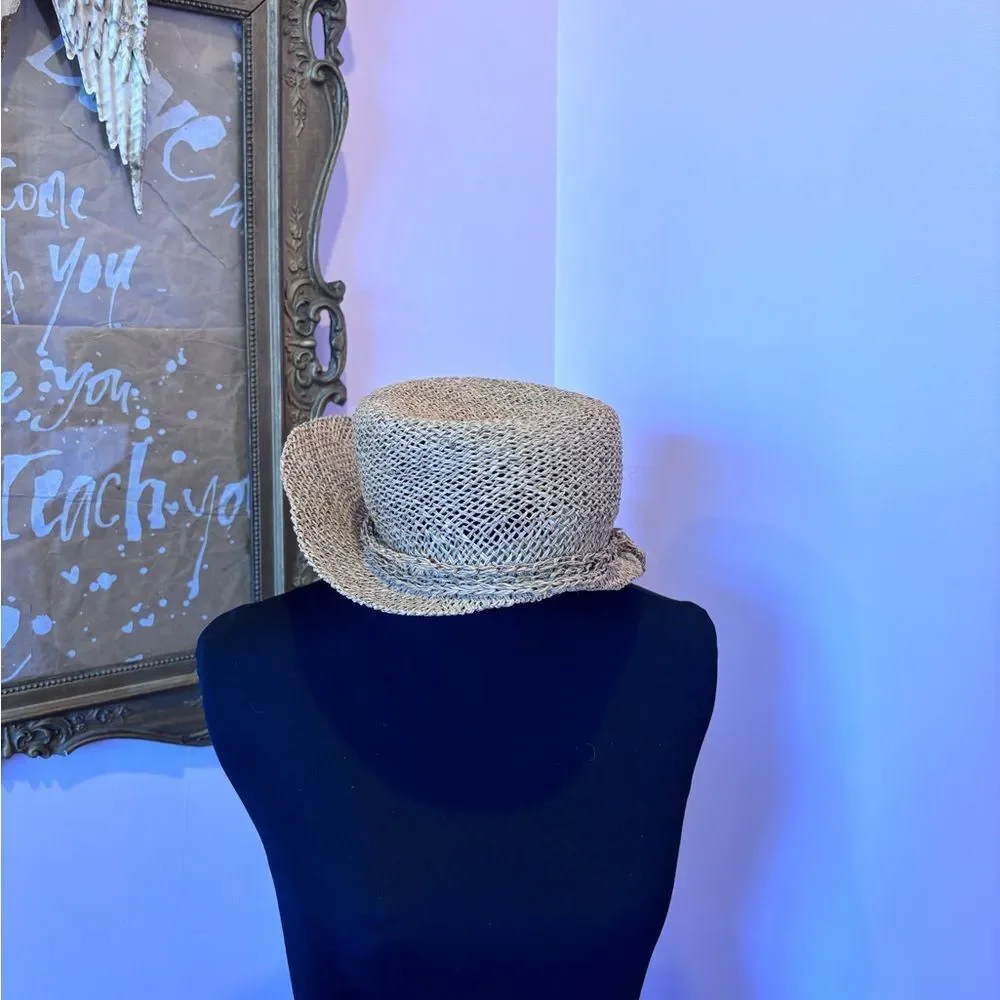 Anthropologie Tan Straw Hat - Picture 6 of 6